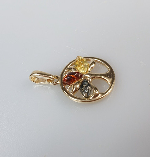 Ciondolo ambra oro - , e