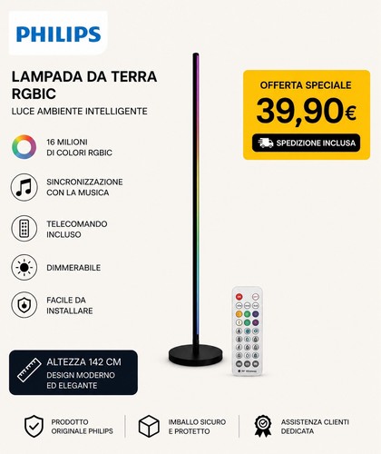 Lampada led rgb philips - lampada,
