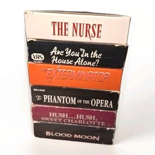 Horror Thriller VHS Lot of 6 -