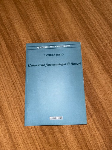 Etica nella fenomenologia di - l'etica,