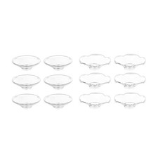 6 anelli salvagoccia in vetro