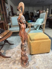 Fiume Sepik, Totem in legno