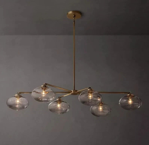 Lampadario moderno ottone - lampadario, in