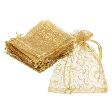 100 pezzi sacchetti organza