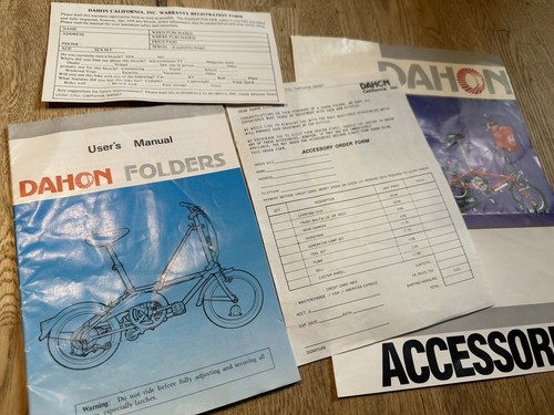 Cartelle dahon manuale - dahon,
