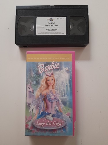 Vhs barbie lago - barbie, cigni