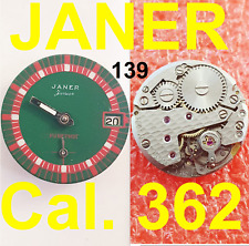 movimento janer iunior cal. 362 bilancere ok dial 19,5 mm movement watch vintage
