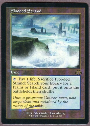Mtg flooded strand retro - strand, frame