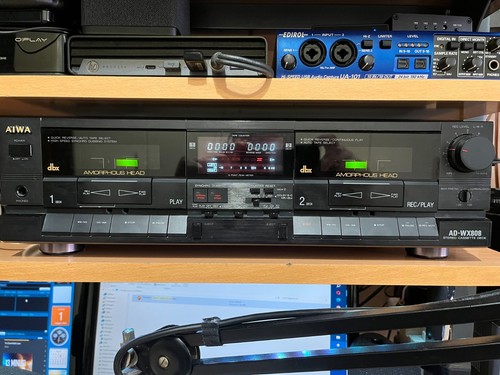 Doppia piastra aiwa wx808 - piastra, ad-wx808