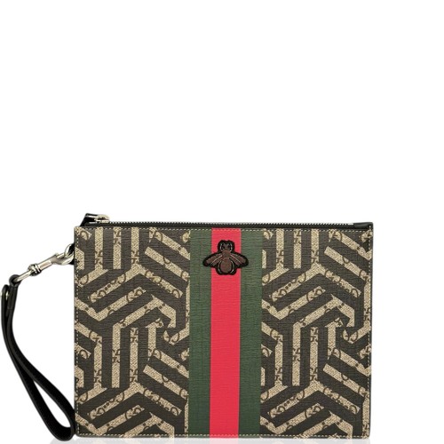 Gucci web clutch - gucci,