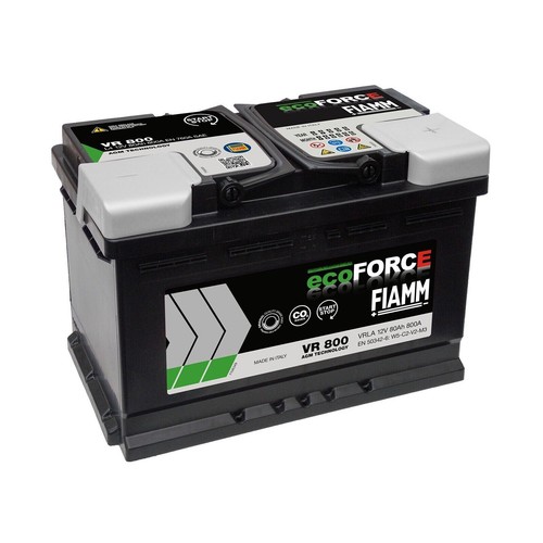 Batteria auto vr800 agm 80ah - auto,
