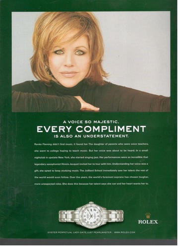Rolex renee fleming - rolex,
