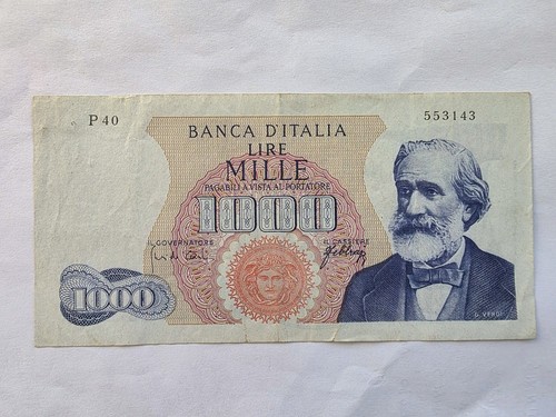 1000 lire banca italia - banca, d'italia
