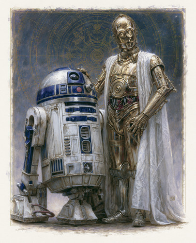 3po d2 con stampa - c-3po, e