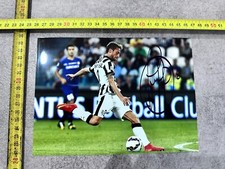 FOTO PICTURE PHOTO MARCHISIO JUVENTUS AUTOGRAFATA SIGNED NO SHIRT MATCH WORN