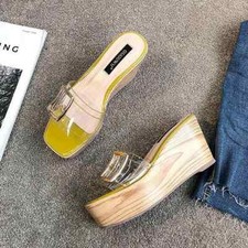 Sandali eleganti sabot zeppa