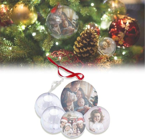 Palline natale trasparenti - natale,