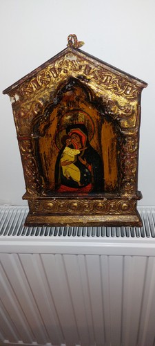 Antico quadro religioso - , ad