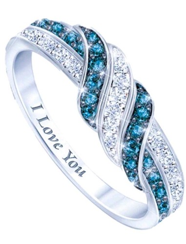 Anello cubic zirconia placcato - cubic,