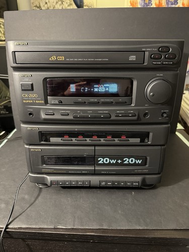 Aiwa z670 super bass - cx-z670, t-bass