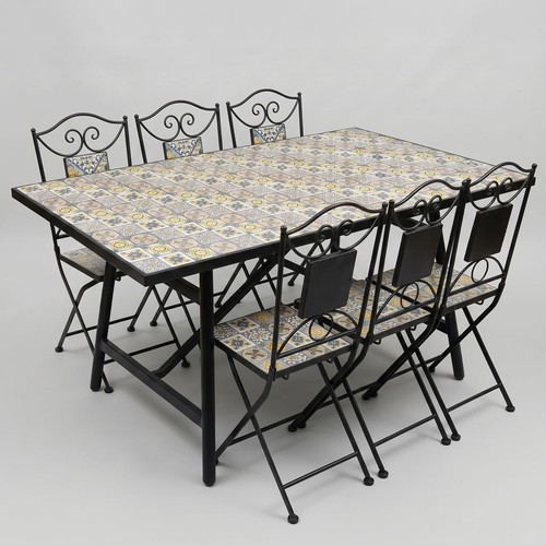 Set tavolo sedie pieghevoli - set,