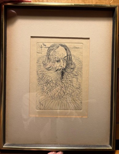1968 salvador dali portrait - ,