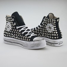 Converse platform alta nera