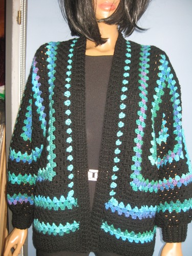 Cardigan quadrato nonna