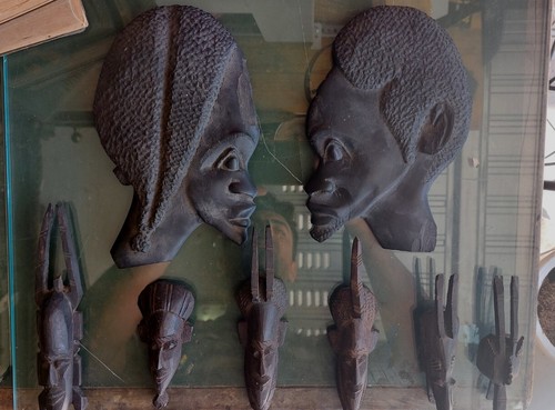 Lotto sculture maschera - lotto,