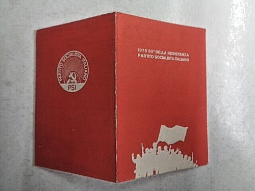 Tessera partito socialista - tessera,
