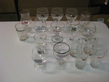 Bicchiere birra belga lotto misto di 18 bicchieri, scatola 3B