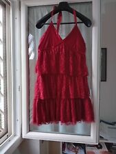 vestito rosso scuro elegante da party 