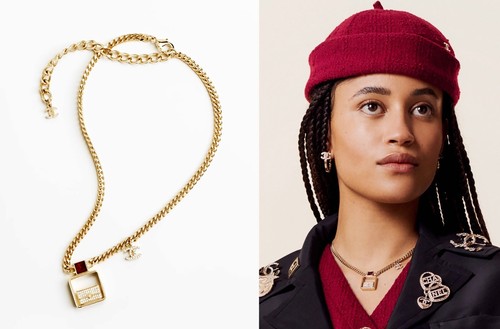 Collana pendente 23b - collana, chanel