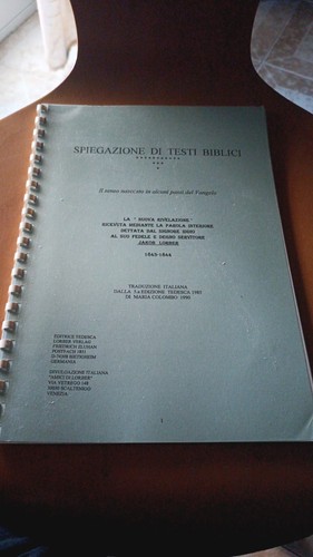 Spiegazione testi biblici - spiegazione,