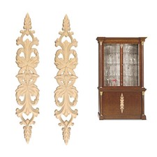 Hezhou 2 pz intaglio legno