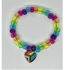 Bracciale Perline Arcobaleno