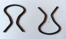 FIAT 500 F - L COPPIA MOLLETTE FISSAGGIO MANIGLIE INTERNE SPORTELLO (374)