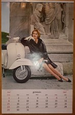 VESPA CALENDARIO PIAGGIO 1967 USATO Completo Buone Condizioni