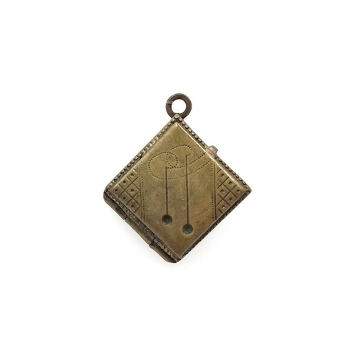 Ciondolo biedermeier metallo - ciondolo,