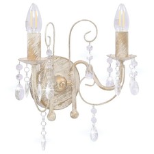 Lampada Da Muro Con Perle