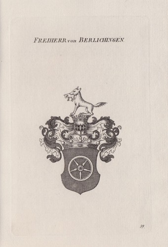 1830 berlichingen stemma - 1830, di