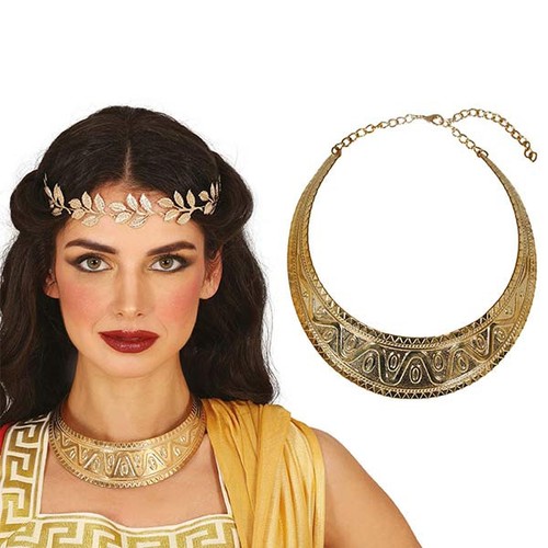 Collana egiziana metallo - in,