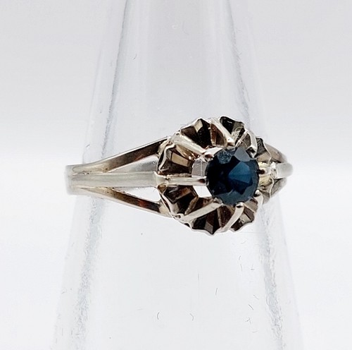 Anello solitario art deco - , oro
