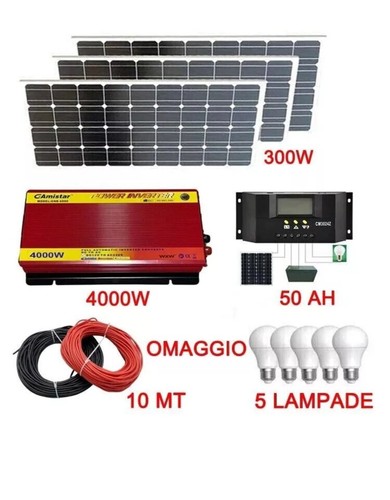 Kit fotovoltaico 3kw - kit,