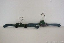 TWO VINTAGE PAINTED WOODEN