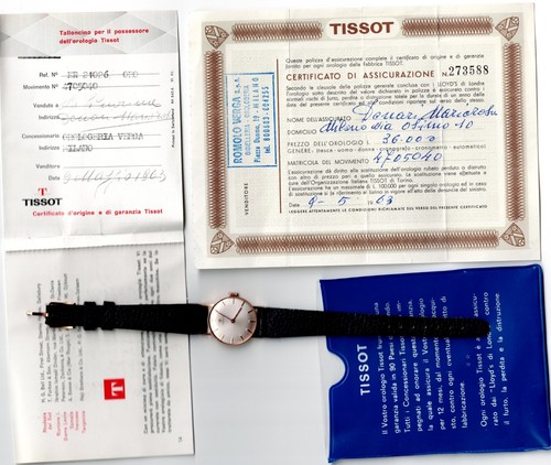 Tissot nuevo horizonte oro 18k - oro,