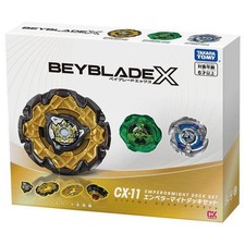 Beyblade X CX-11 Emperor Might Deck Set TAKARA TOMY Giocattolo Giappone Sigillato Nuovo Regalo