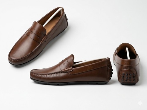 Scarpe uomo mocassini pelle - scarpe,