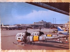 Milano Aeroporto Linate Forlanini Elicottero Agusta Bell 47 J Ranger Cartolina