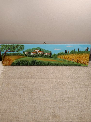 Paesaggio toscano dipinto - , a